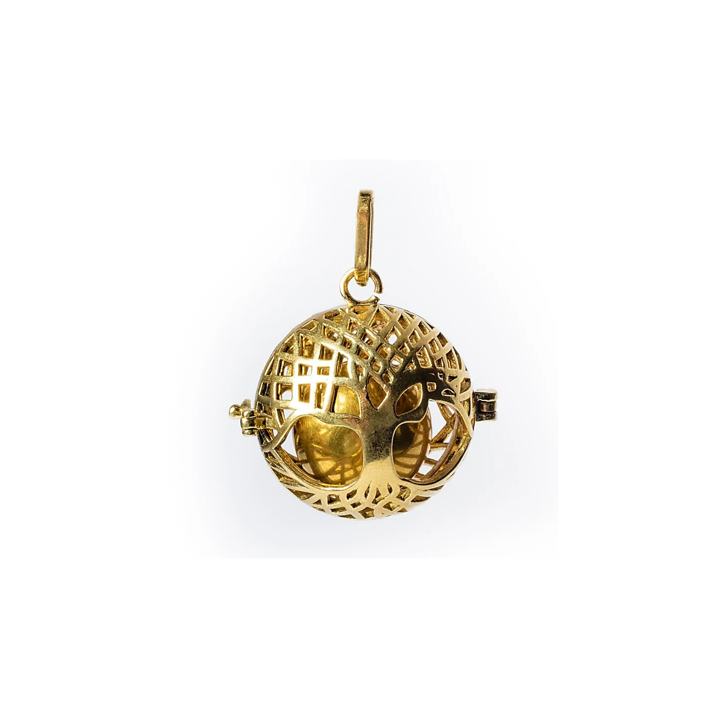 Pendentif grossesse Arbre de vie boule harmonie couleur or | Pieralune