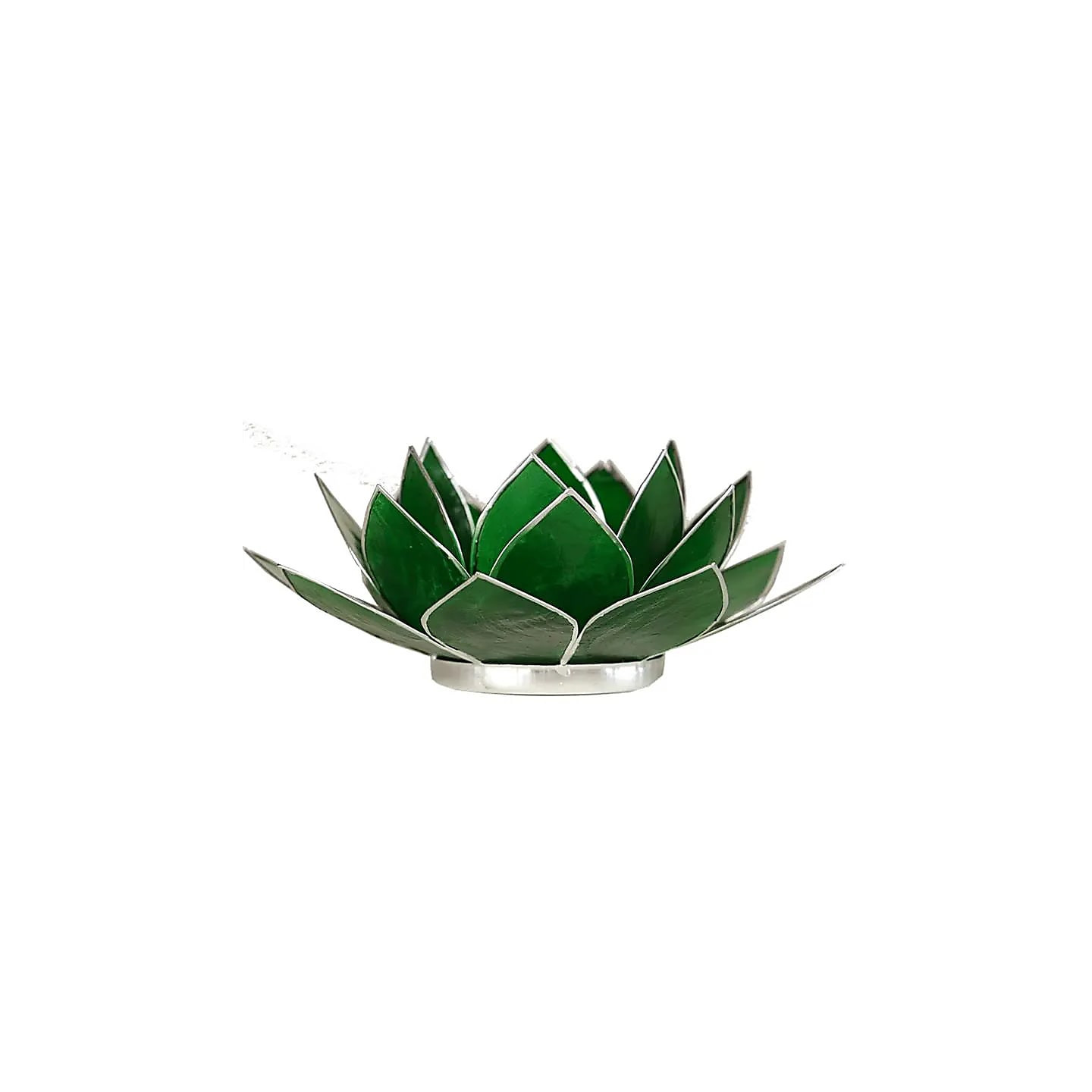Eclairage Lotus 4° Chakra vert & argent | Pieralune