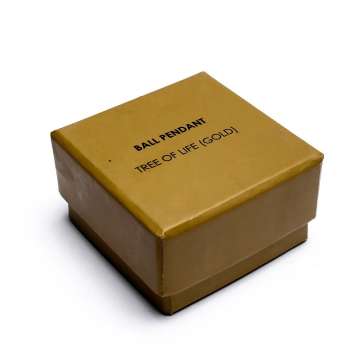 Pendentif grossesse Arbre de vie boule harmonie couleur or | Pieralune