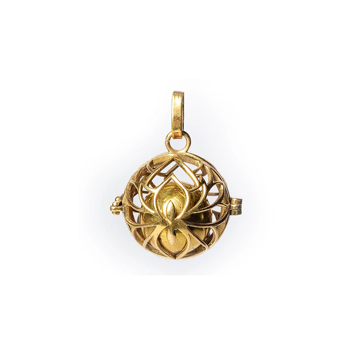 Pendentif grossesse Lotus boule harmonie couleur or | Pieralune