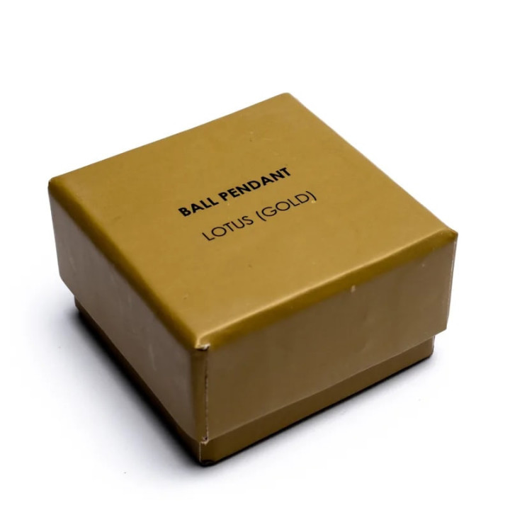 Pendentif grossesse Lotus boule harmonie couleur or | Pieralune