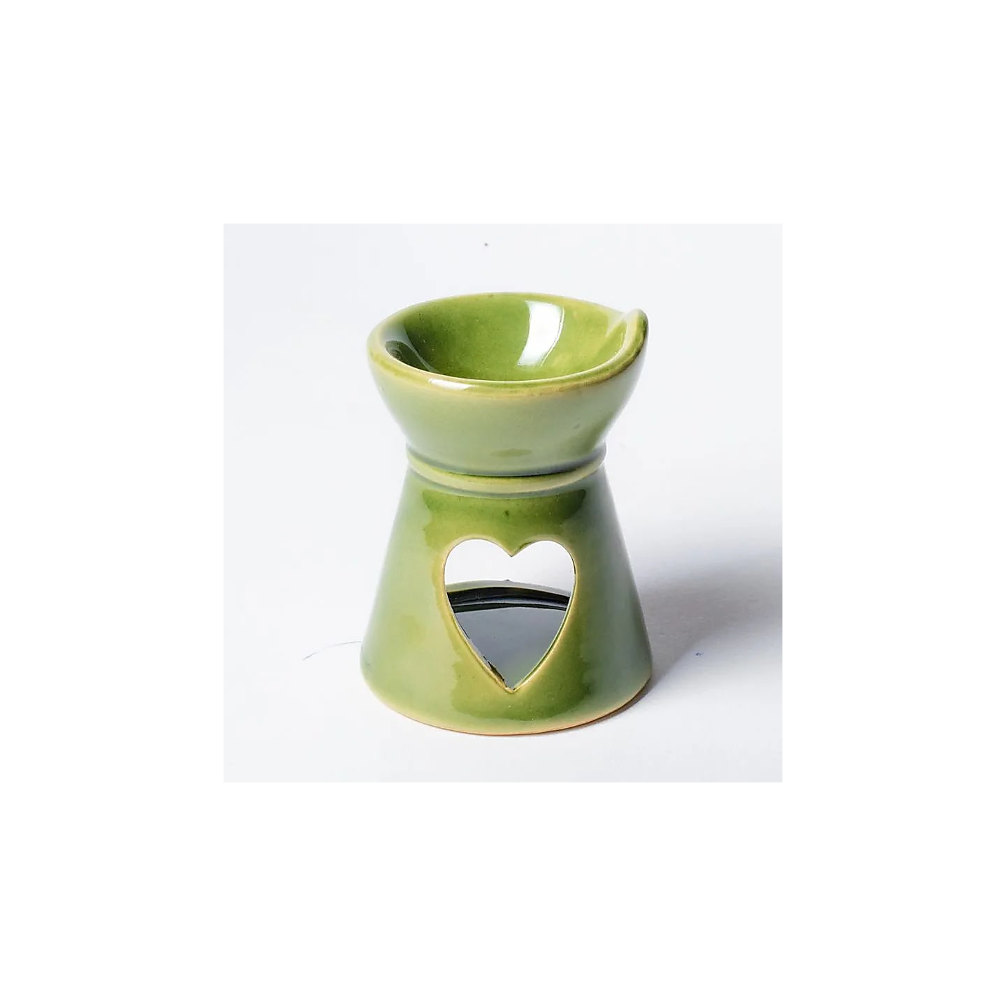 Brûleur cire à fondre aromatique coeur vert | Pieralune