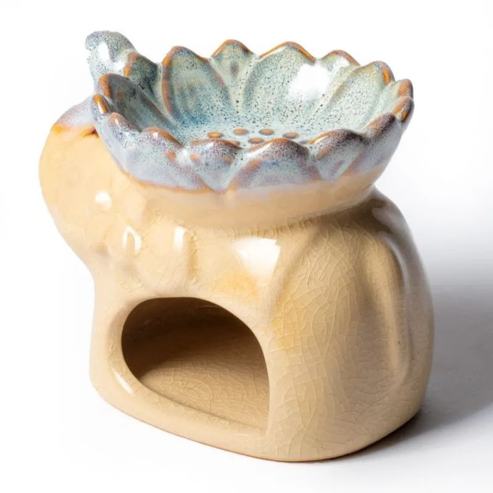 Brûleur cire à fondre et à huile éléphant naturel | Pieralune