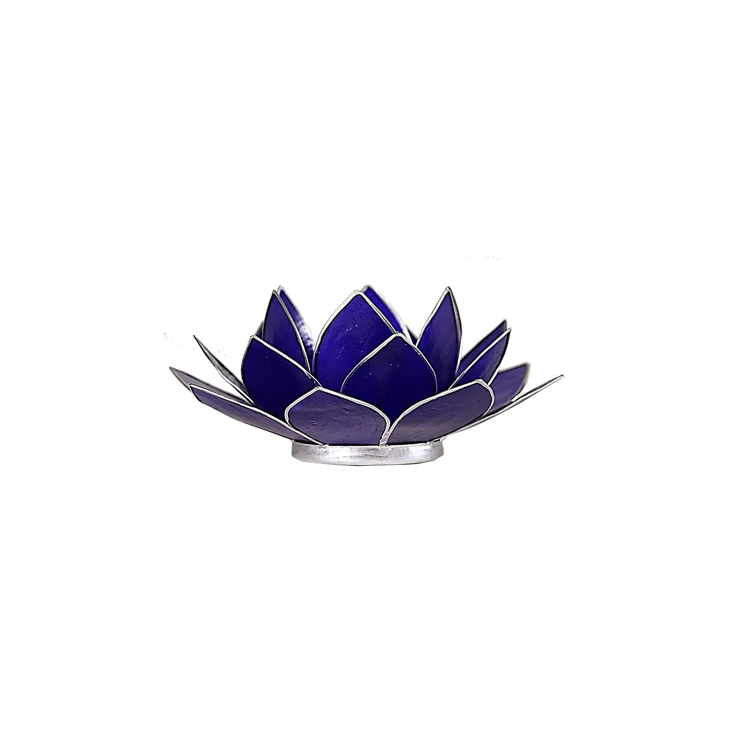 Eclairage Lotus 6° chakra indigo argent | Pieralune