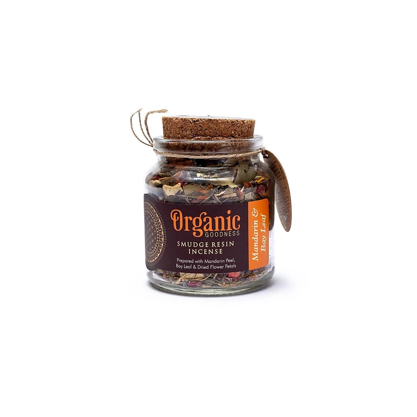 Encens Résine Smudge mandarine et feuille de laurier | Pieralune