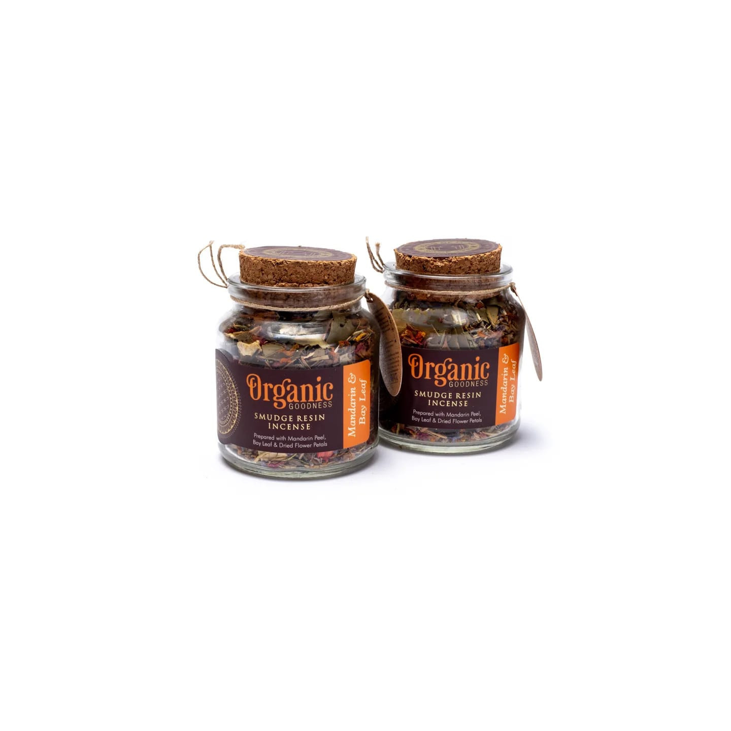 Encens Résine Smudge mandarine et feuille de laurier | Pieralune