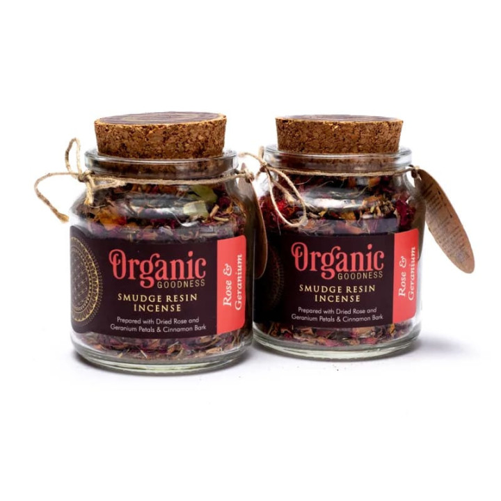 Encens Résine Smudge Rose & Géranium | Pieralune