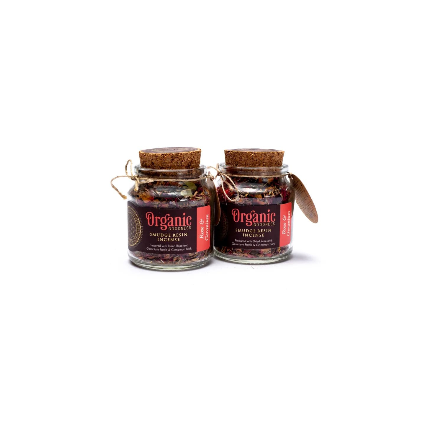 Encens Résine Smudge Rose & Géranium | Pieralune