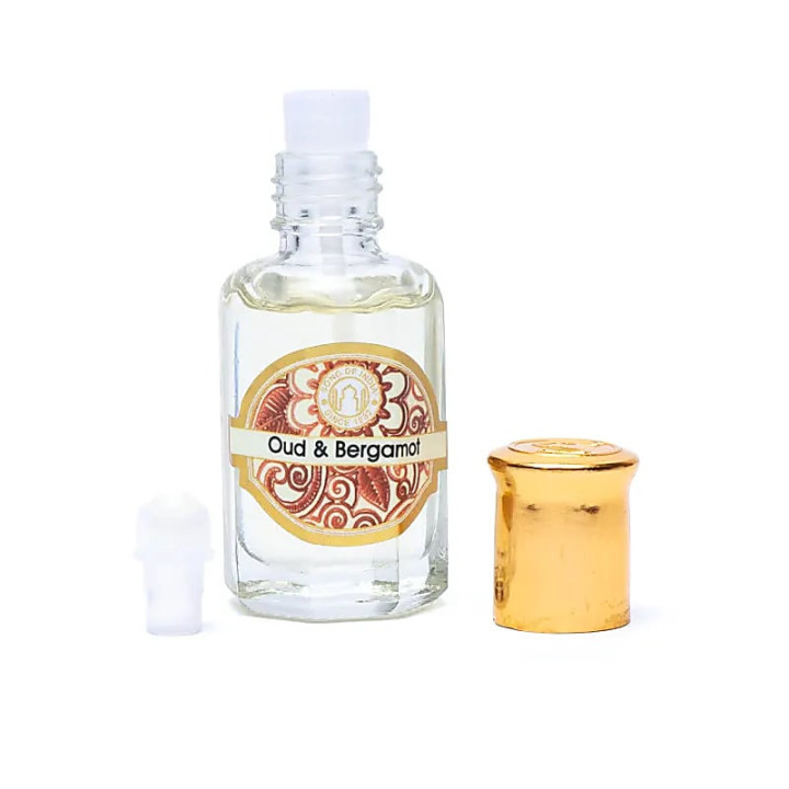 Huile parfumée ayurvédique Oud et Bergamote | Pieralune