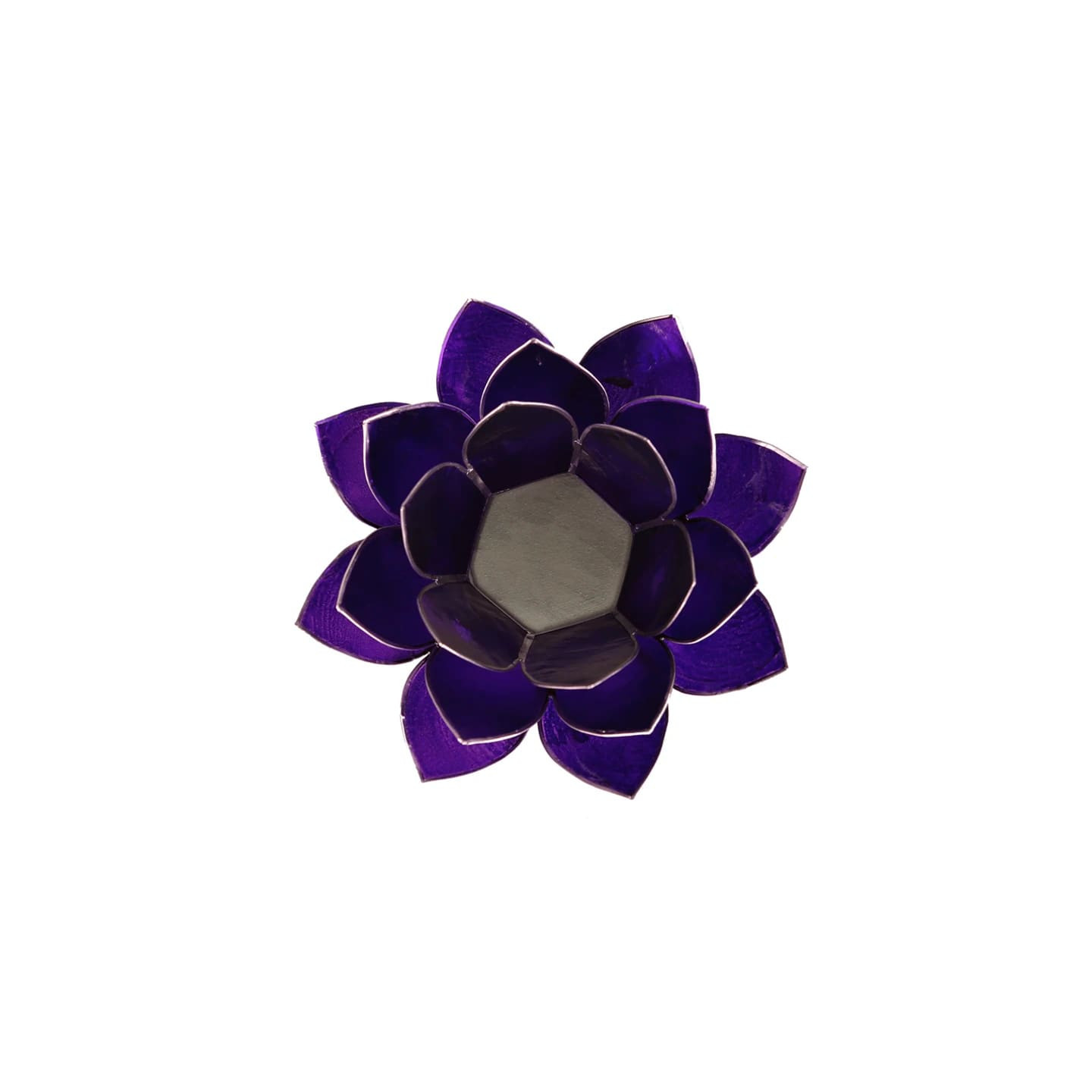 Eclairage Lotus 7° chakra violet &argent | Pieralune