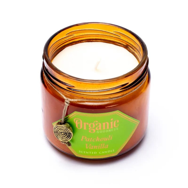 Organic Goodness Bougie en cire de Patchouli Vanille | Pieralune