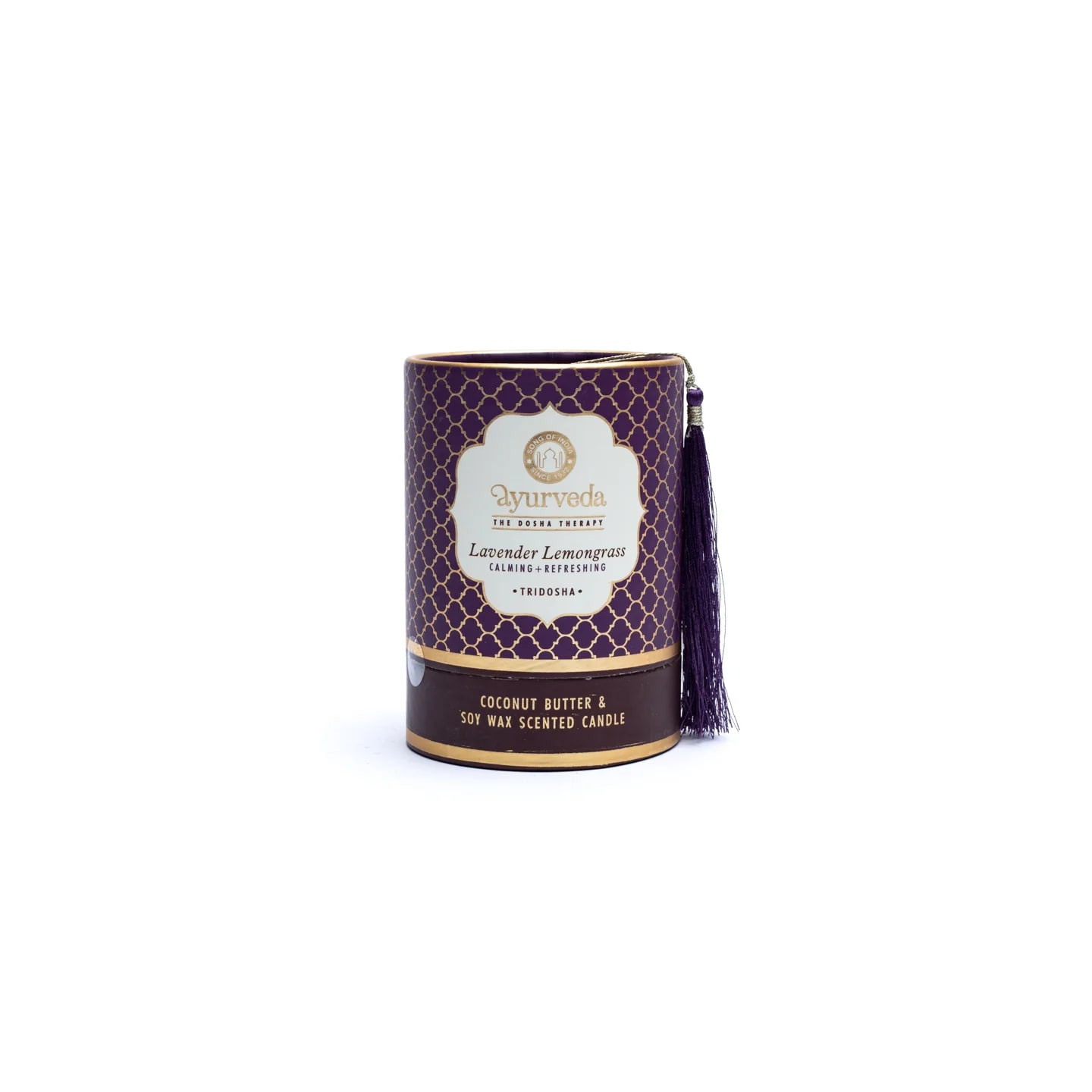 Tridosha Lavande Citronnelle Ayurveda Bougie parfumée | Pieralune