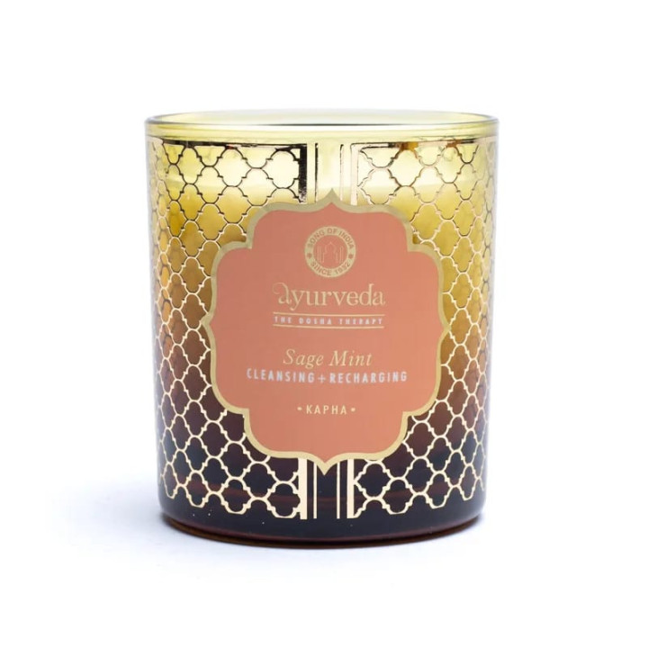Kapha Sauge menthe Ayurveda Bougie parfumée | Pieralune