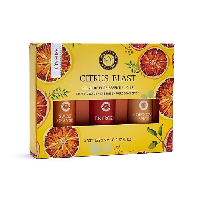 Set d'huiles essentielles d'aromathérapie Citrus Blast | Pieralune