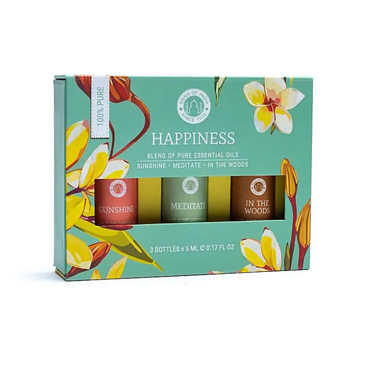 Set d'Huiles Essentielles Aromathérapie Happiness | Pieralune