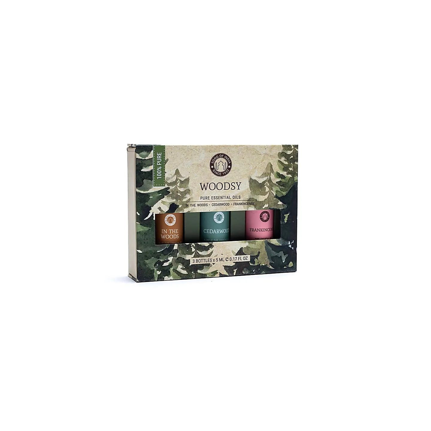 Set d'Huiles Essentielles Aromathérapie Woodsy | Pieralune