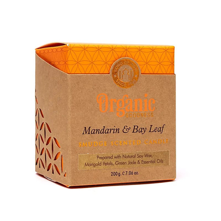 Bougie parfumée Goodness Bio Mandarine & Laurier | Pieralune