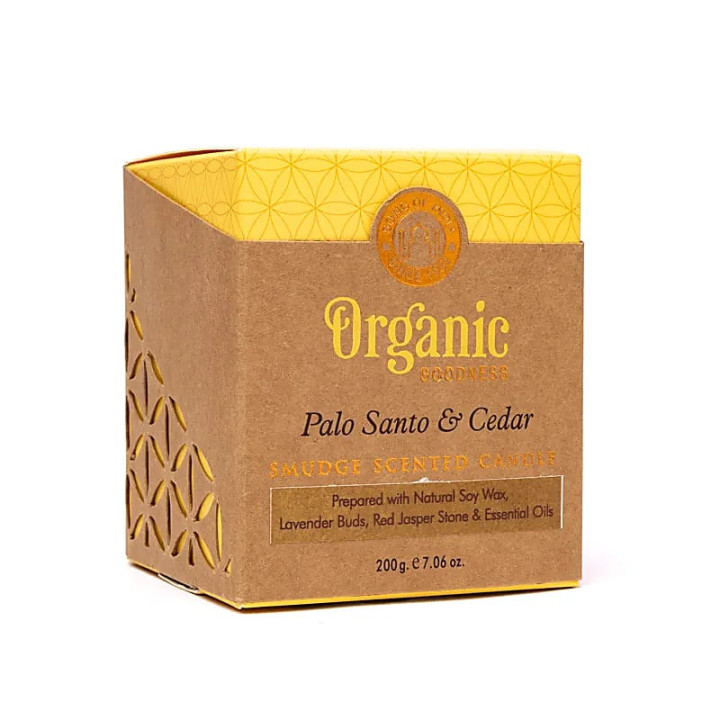 Bougie parfumée Goodness Bio Palo Santo & Cèdre | Pieralune