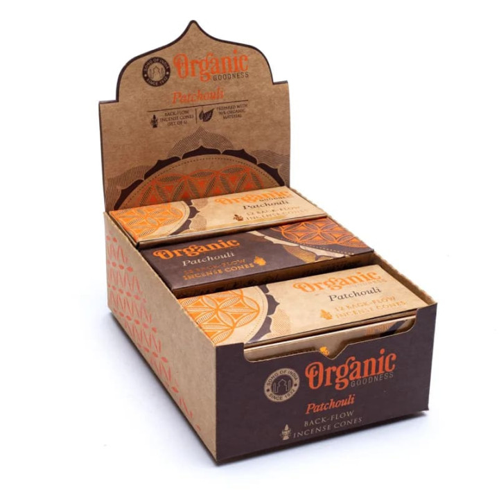 Patchouli naturel cônes d'Encens à refoulement | Pieralune