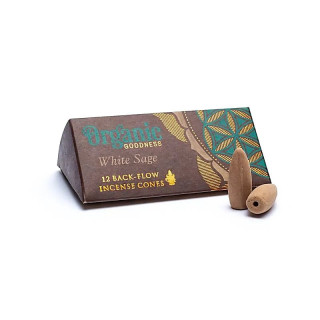 Sauge Blanche naturelle cônes d'Encens à refoulement | Pieralune