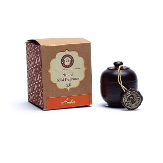Crème parfumée Ambre dans une boite de palissandre | Pieralune