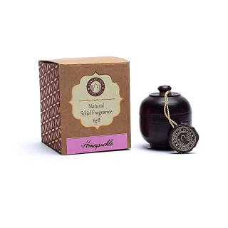 Crème parfumée Chèvrefeuille dans une boite de palissandre | Pieralune