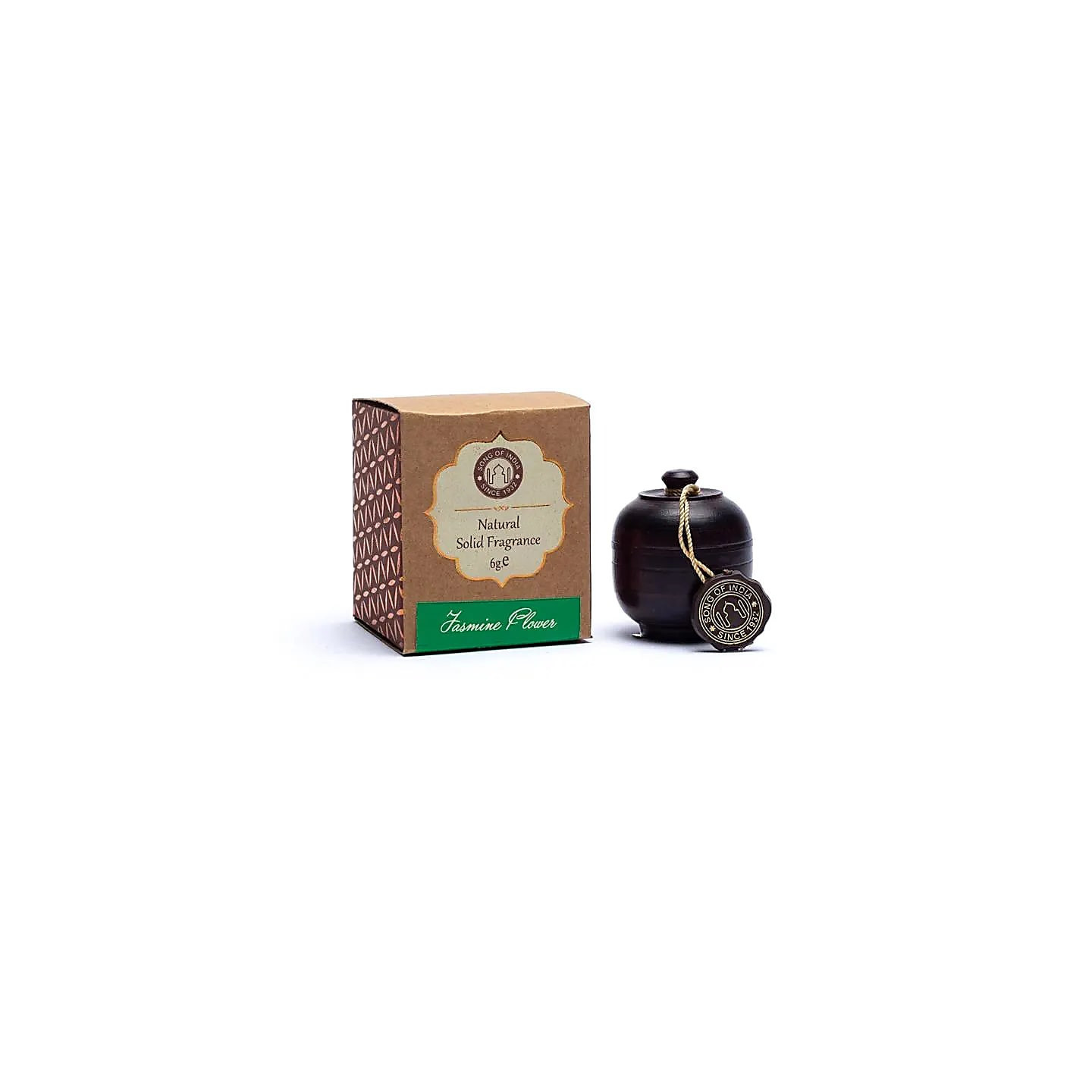 Crème parfumée Jasmin dans une boite de palissandre | Pieralune