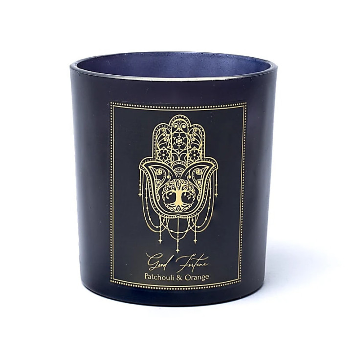 Bougie d'intention Good Fortune en verre | Pieralune