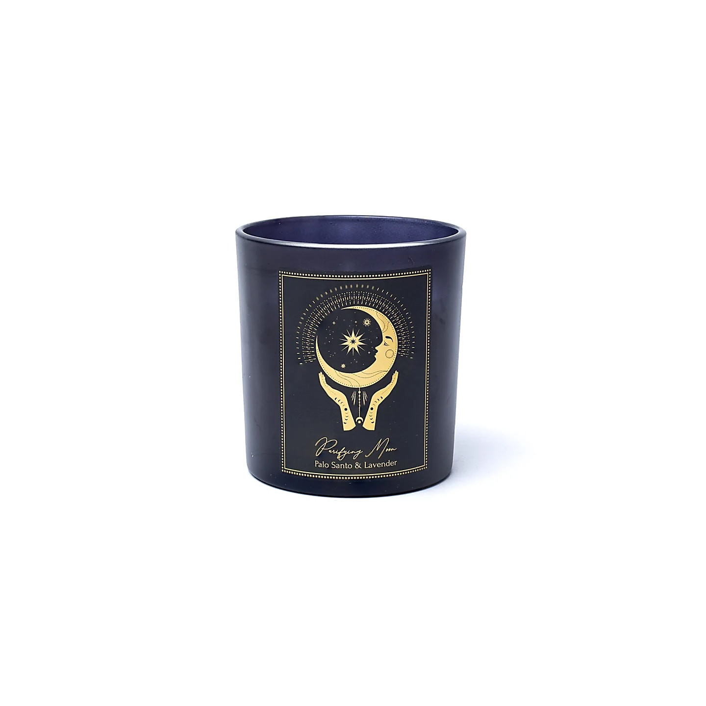 Bougie d'intention Puryfing Moon en verre | Pieralune