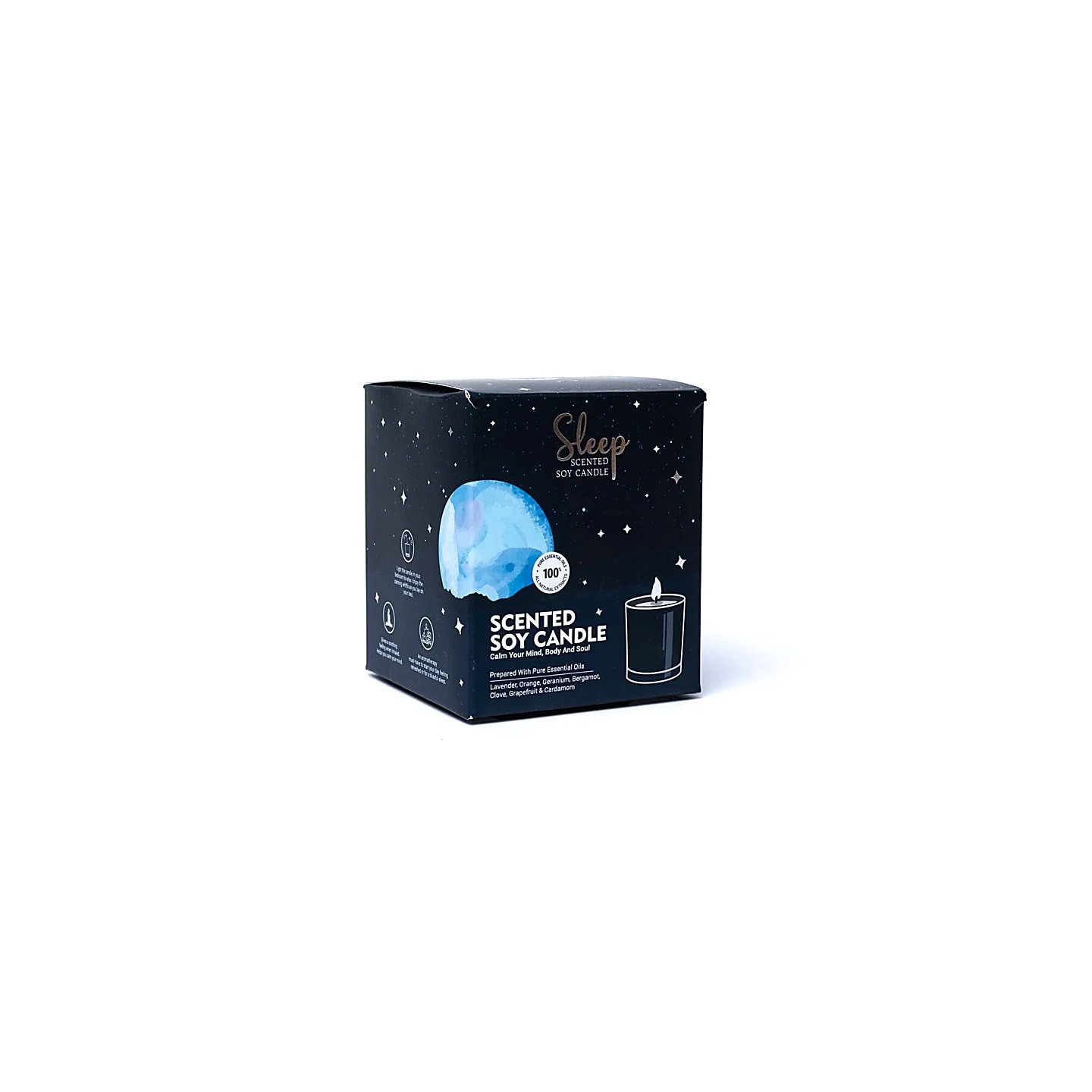 Bougie de soja parfumée Song of India Sleep dans en verre | Pieralune