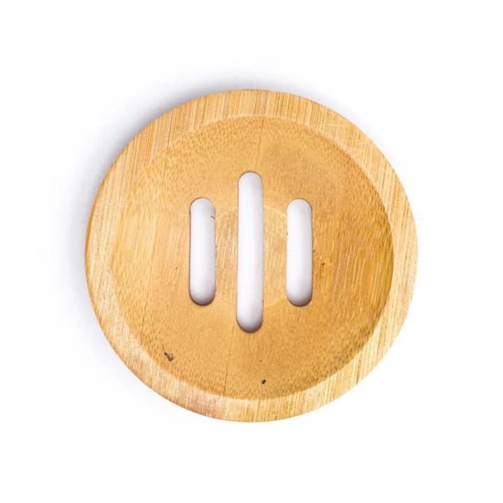 Porte-savon rond en bambou | Pieralune