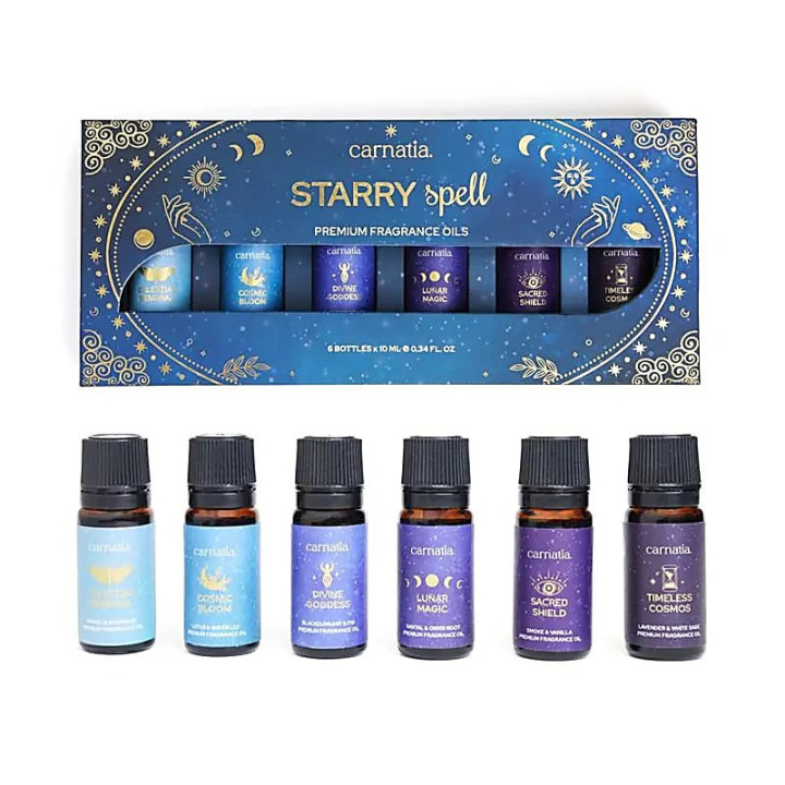 Coffret d’huiles parfumées premium Carnatia Starry Spell | Pieralune