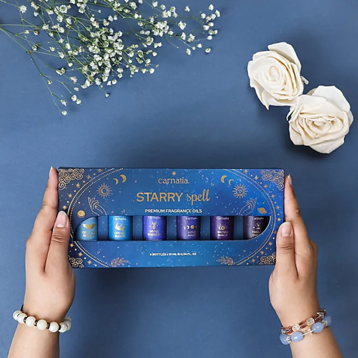 Coffret d’huiles parfumées premium Carnatia Starry Spell | Pieralune