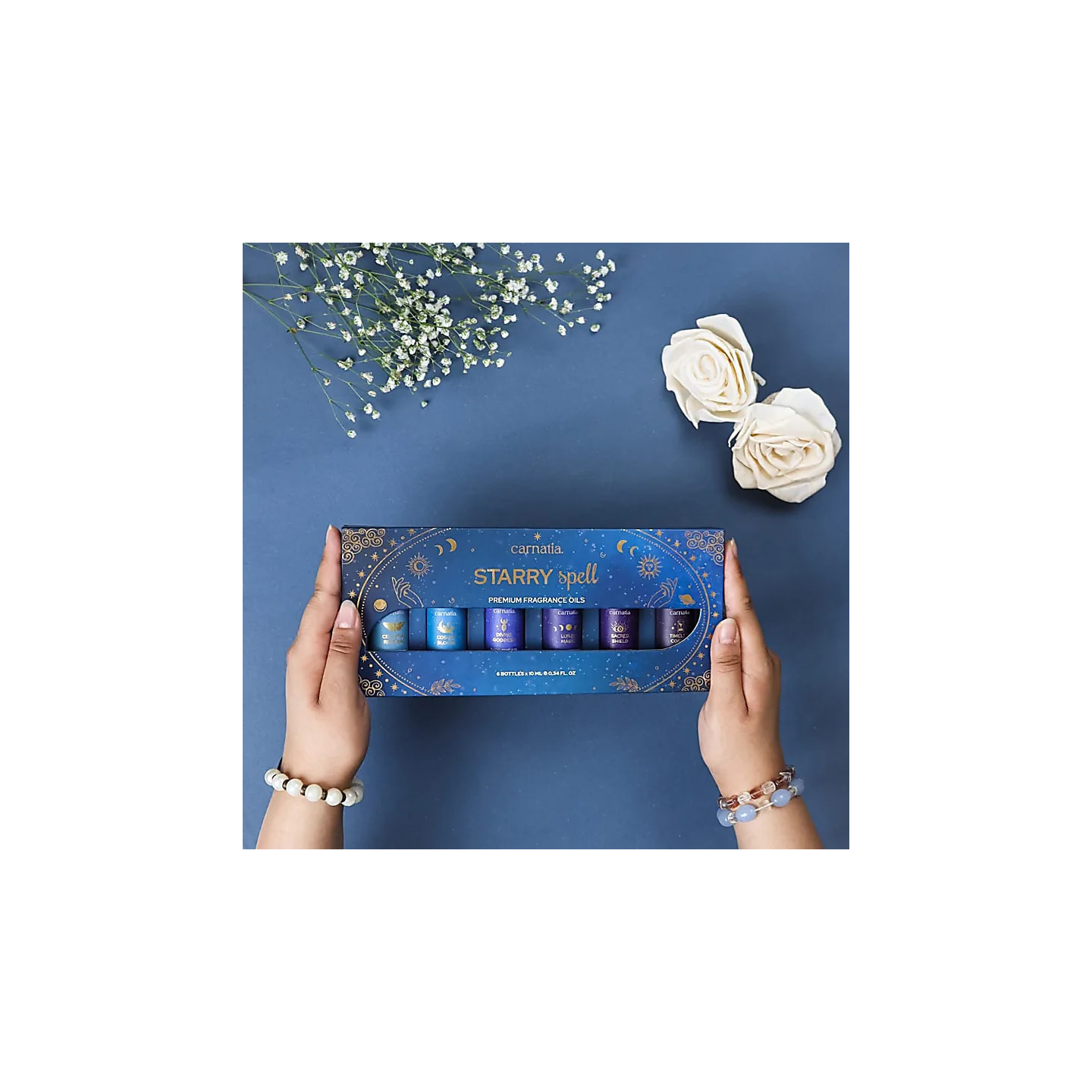 Coffret d’huiles parfumées premium Carnatia Starry Spell | Pieralune