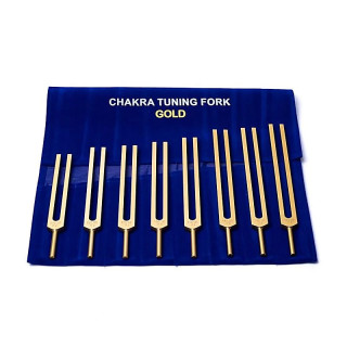 Diapasons Chakras dorés non pondérés | Pieralune