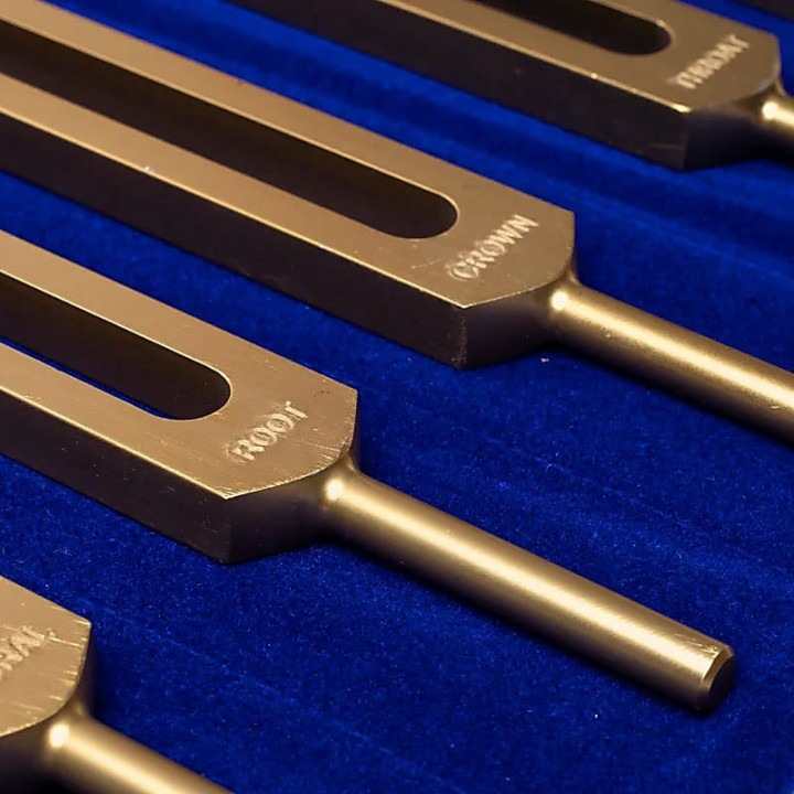 Diapasons Chakras dorés non pondérés | Pieralune