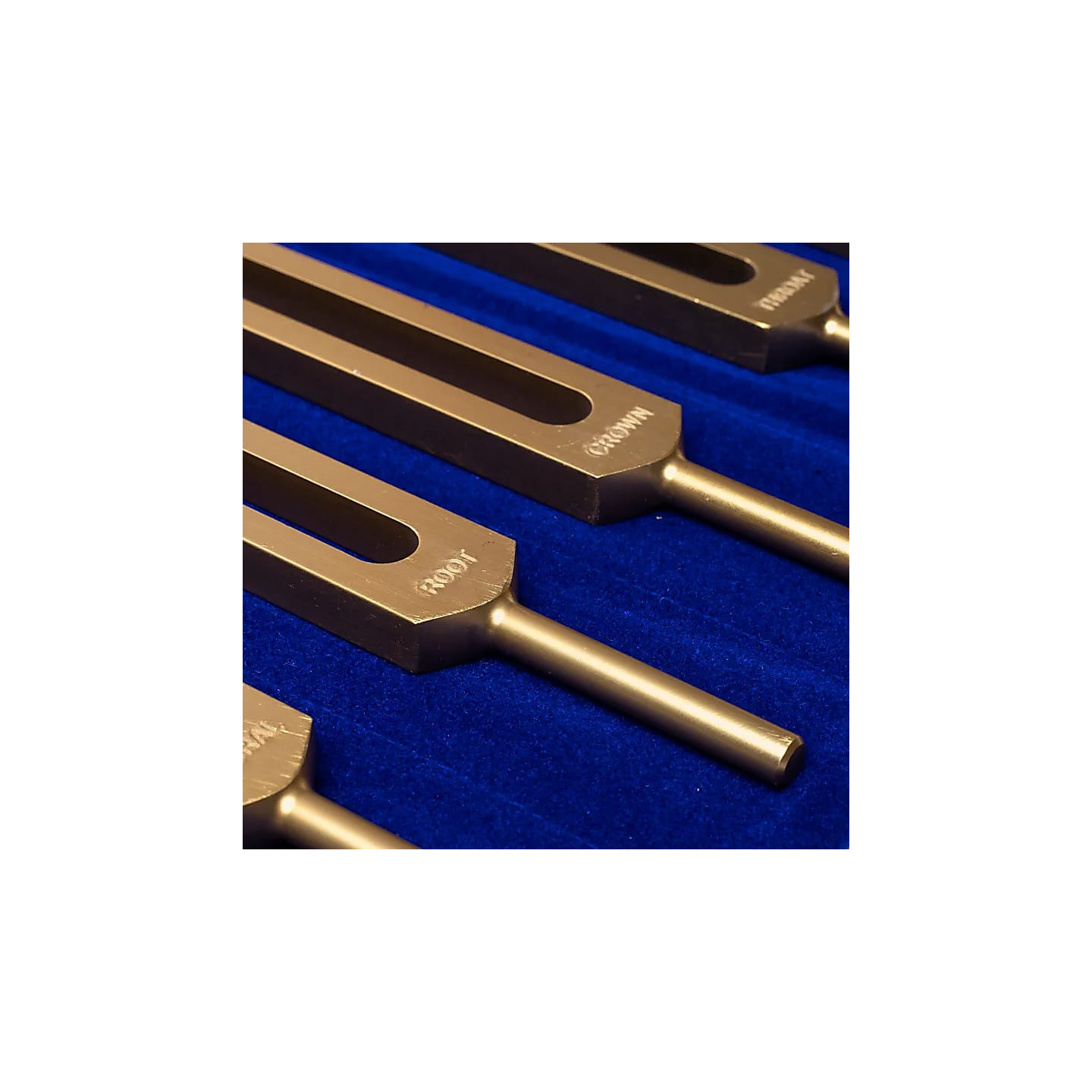 Diapasons Chakras dorés non pondérés | Pieralune