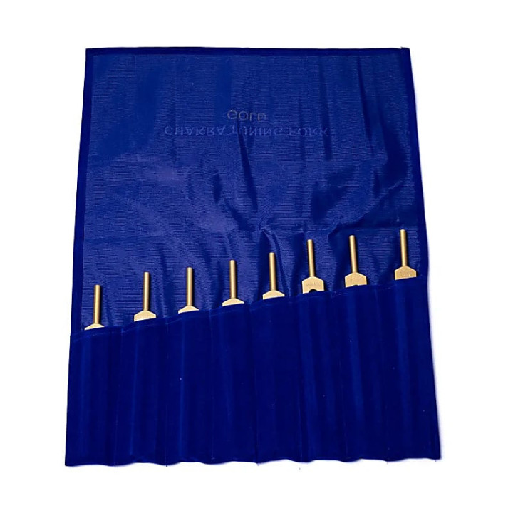 Diapasons Chakras dorés non pondérés | Pieralune