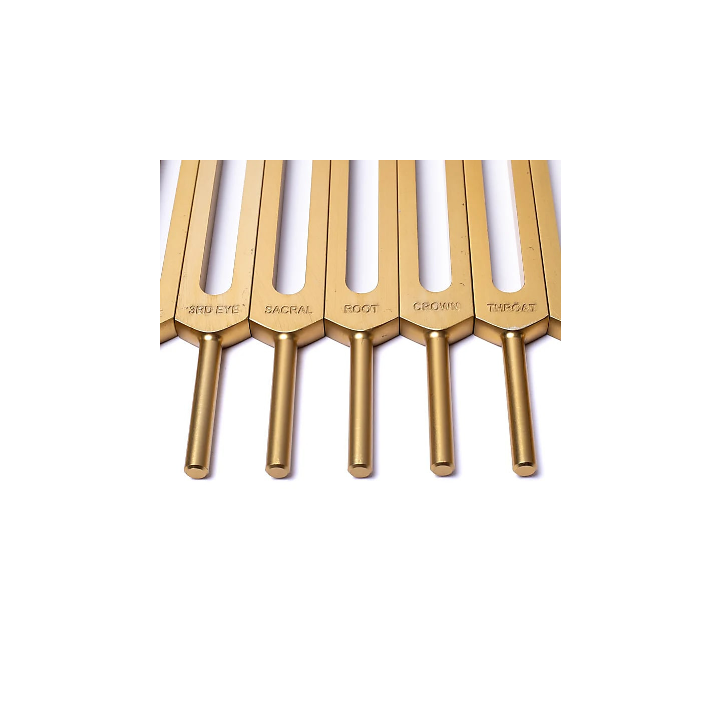 Diapasons Chakras dorés non pondérés | Pieralune