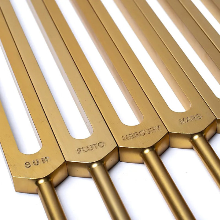 Set diapasons Cosmic Octave dorés non pondérés | Pieralune