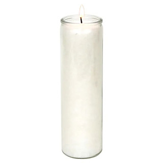 Bougie stéarine blanche non parfumée | Pieralune