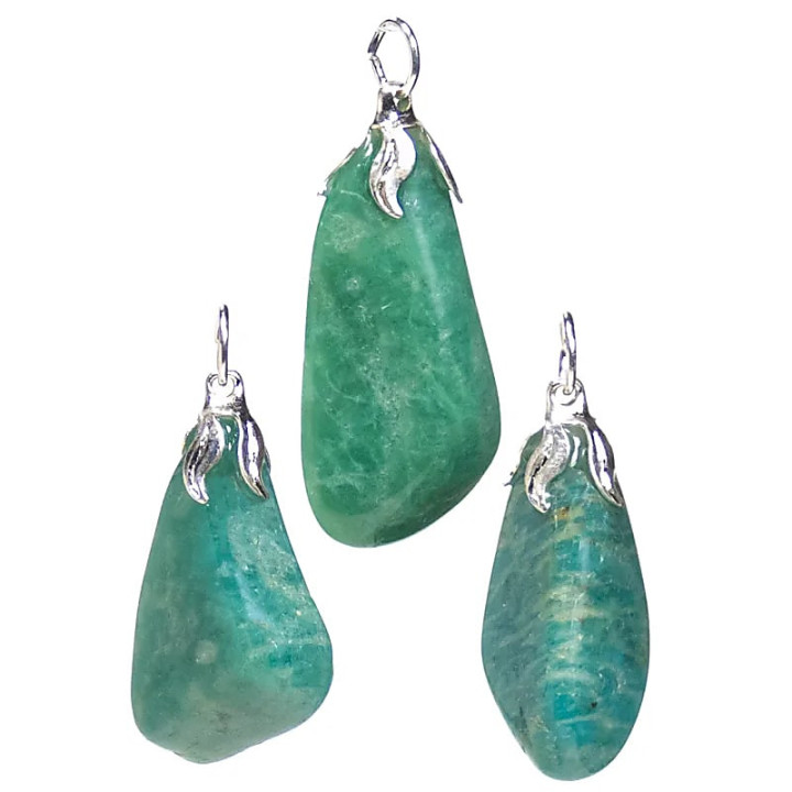Pendentif pierre gemme Amazonite | Pieralune