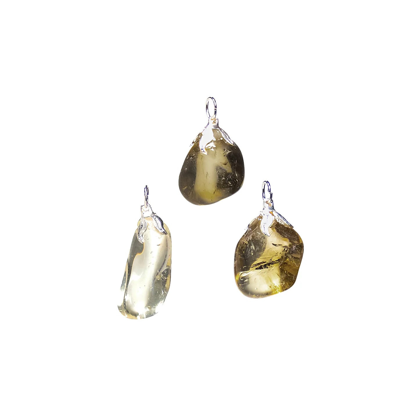 Pendentif pierre gemme Citrine naturelle | Pieralune