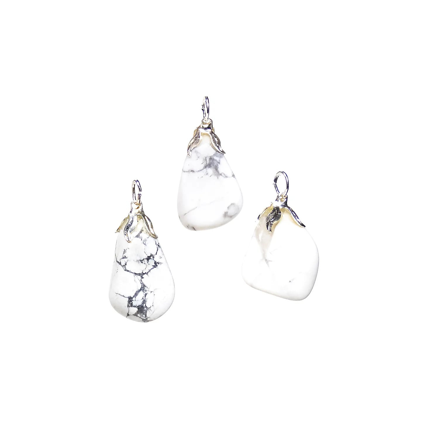 Pendentif pierre gemme Howlite | Pieralune