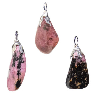 Pendentif pierre gemme Rhodonite | Pieralune