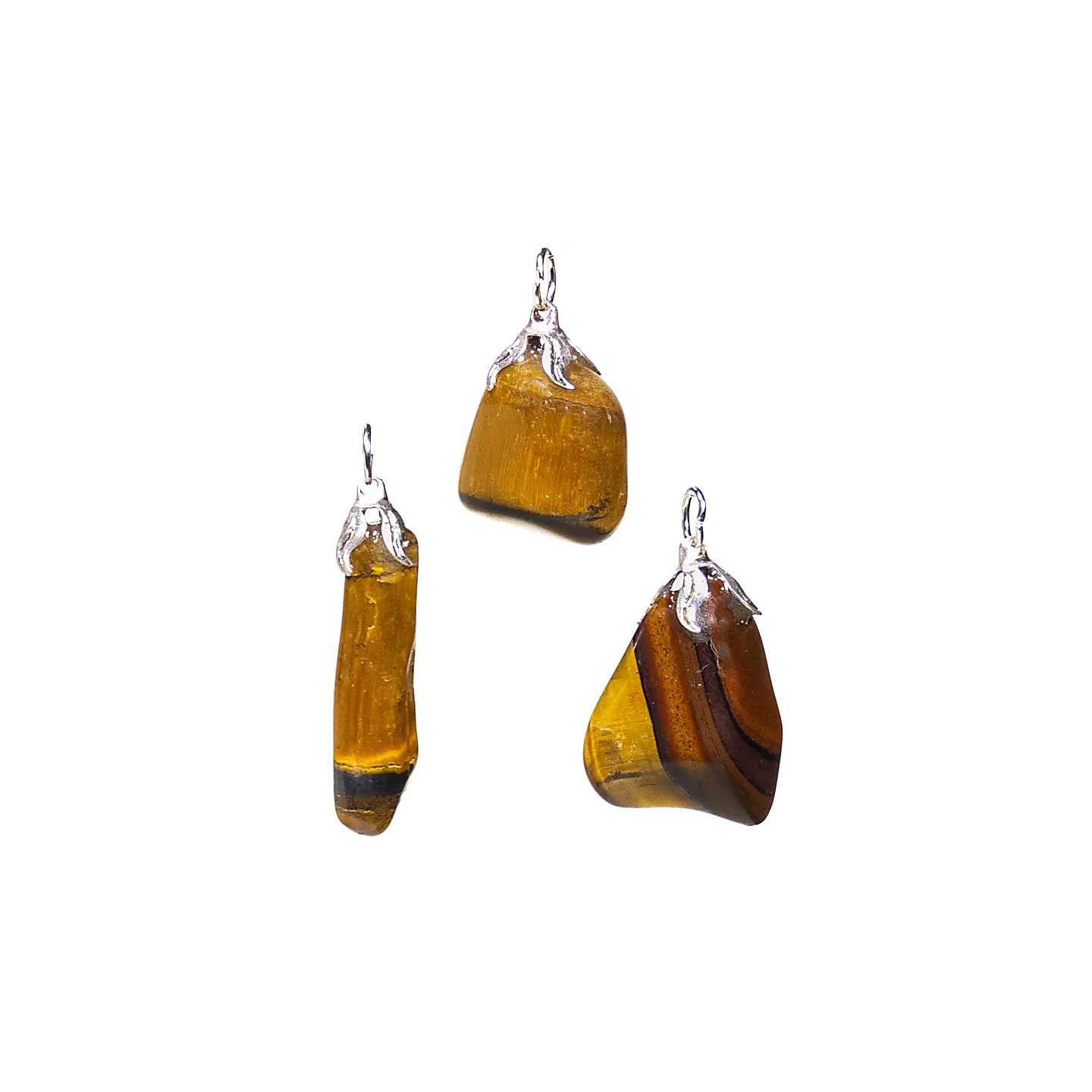 Pendentif pierre gemme Oeil du Tigre | Pieralune