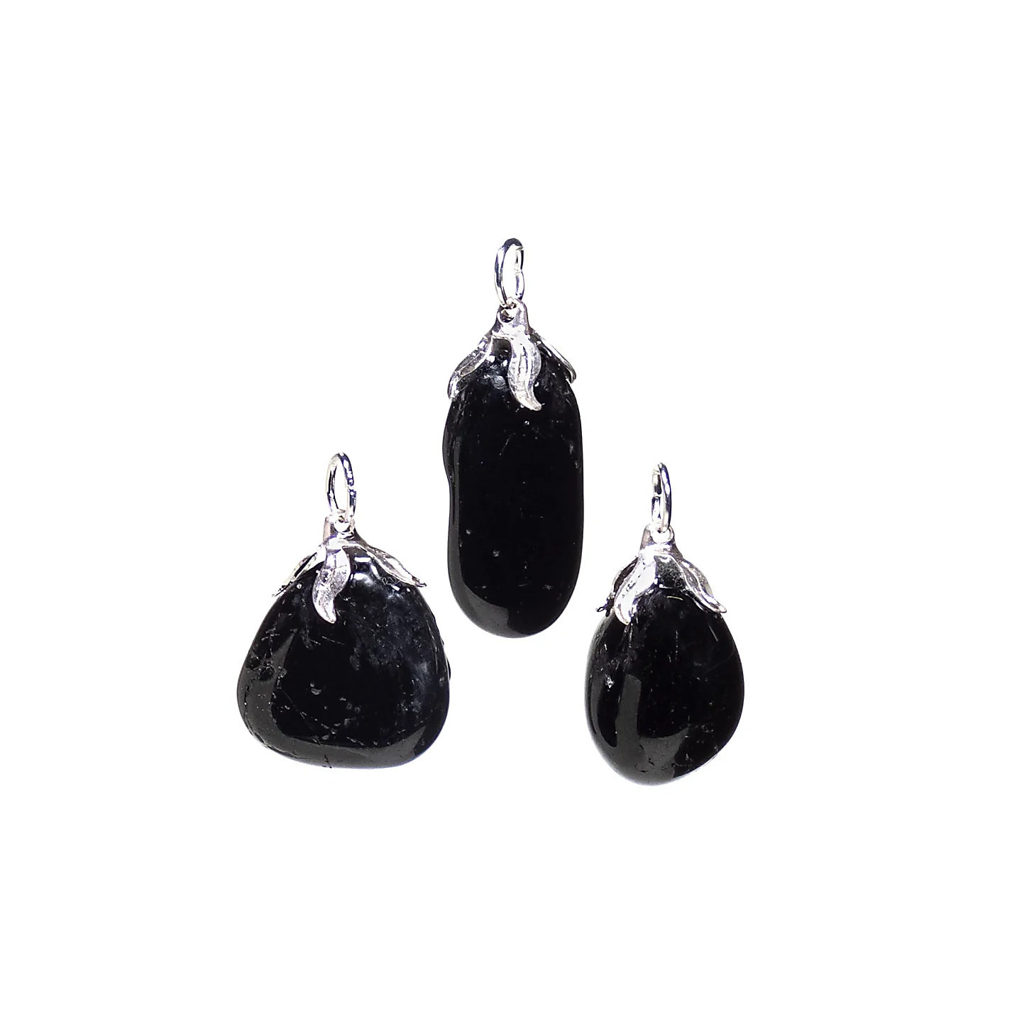 Pendentif pierre gemme Tourmaline noire | Pieralune