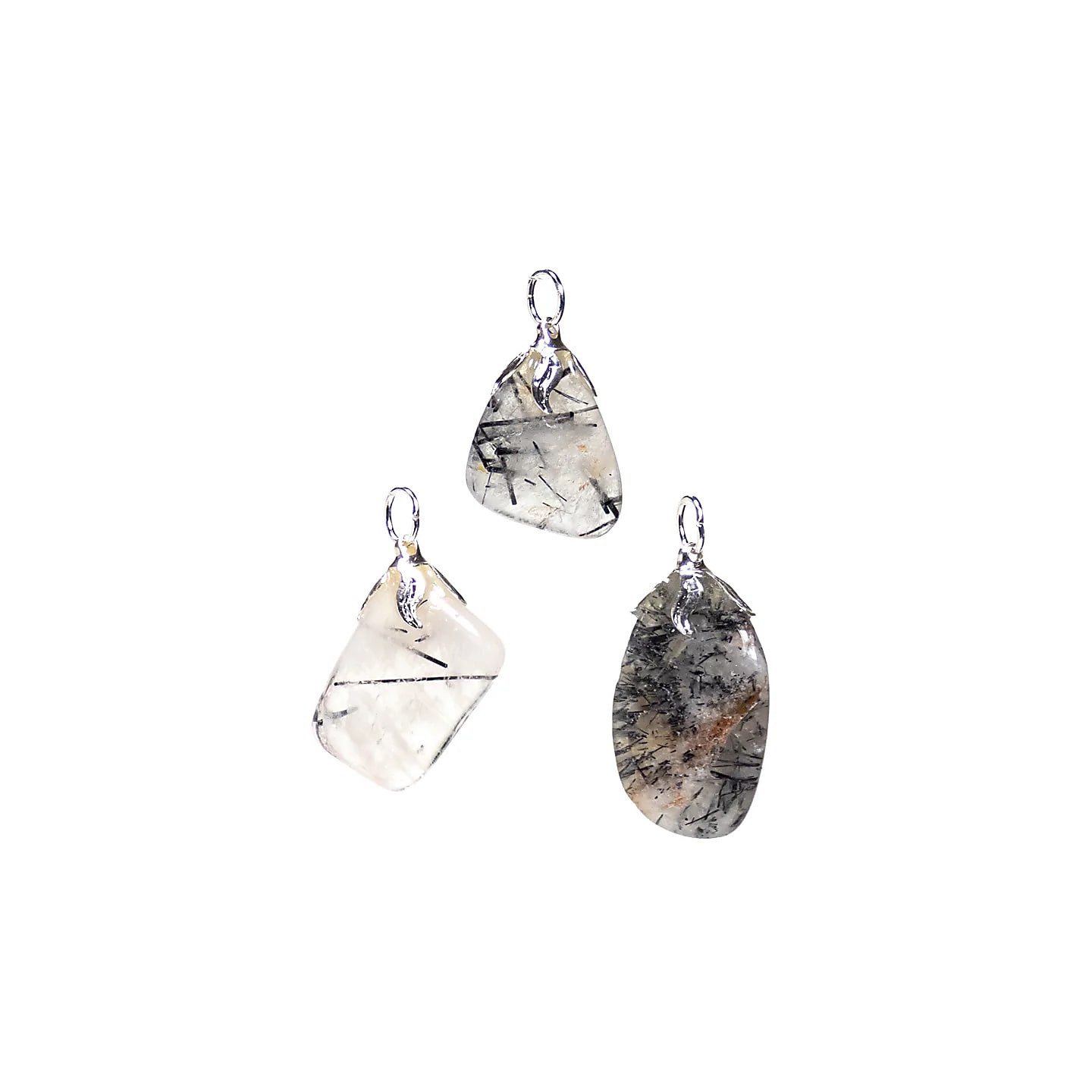 Pendentif pierre gemme Tourmaline quartz | Pieralune