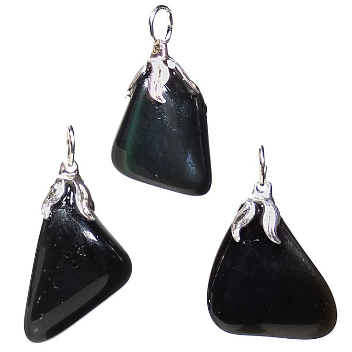 Pendentif en pierres gemme Obsidienne arc-en-ciel | Pieralune