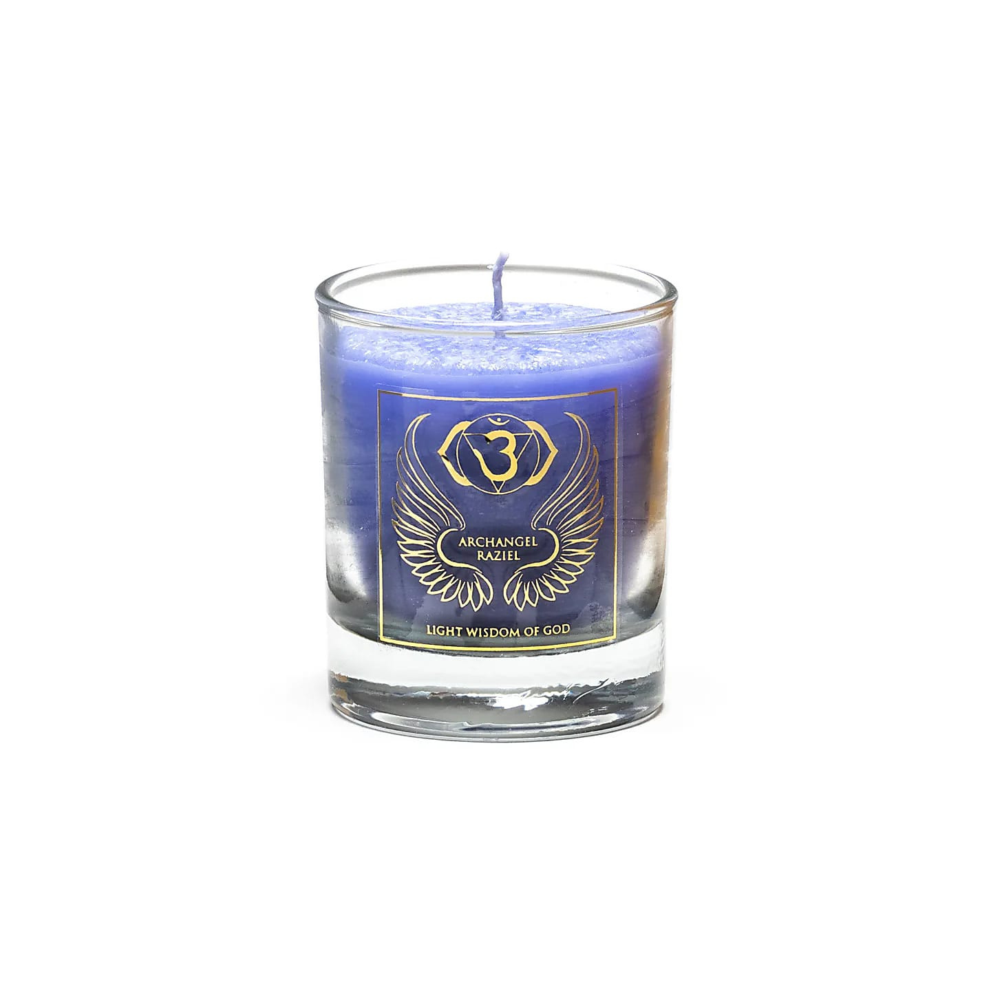 Bougie votive parfumée Archange Raziel chakra 6 | Pieralune